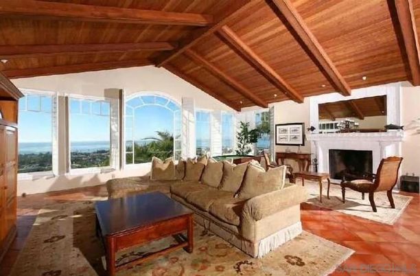 Fireplace, Interior, Living room, Recessed Lighting, Wooden Beams, Wooden Ceilings