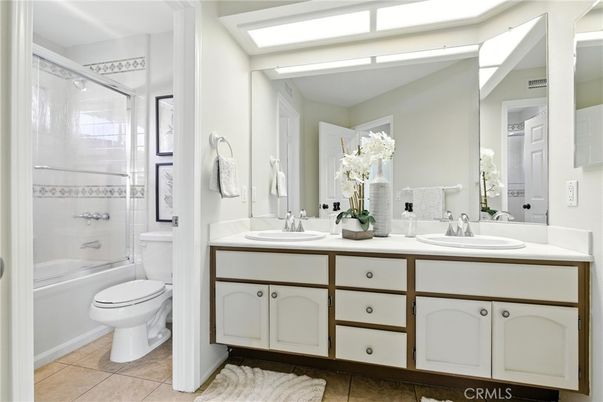 Bathroom, Dual Sink Vanities, Glass Shower, Interior