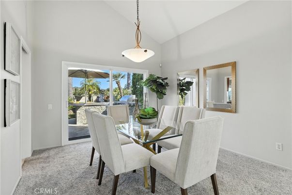 Dining room, Interior, Pendant Lights