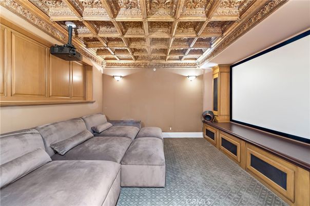 Interior, Projection Screen, Theatre Room