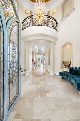 Chandelier, Interior, Recessed Lighting