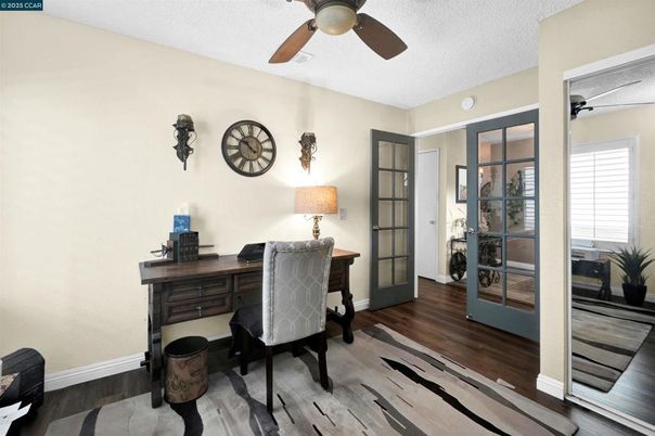 Home Office, Interior, Wood Texture Flooring