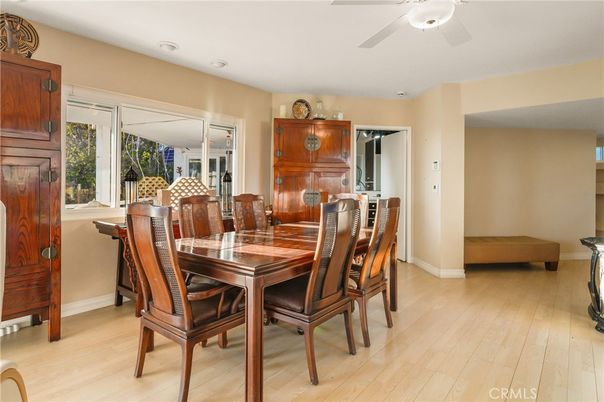 Dining room, Interior, Wood Texture Flooring
