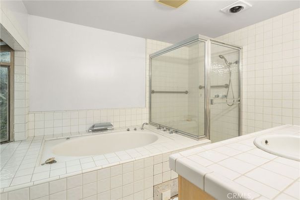 Bathroom, Glass Shower, Interior, Tile Countertops