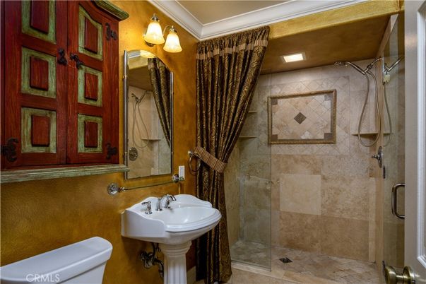 Bathroom, Glass Shower, Interior