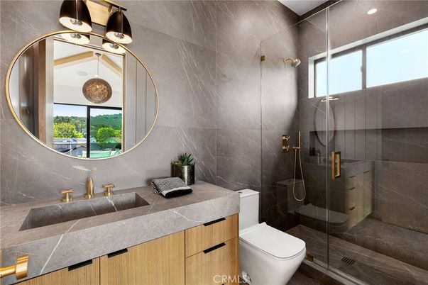 Bathroom, Glass Shower, Interior