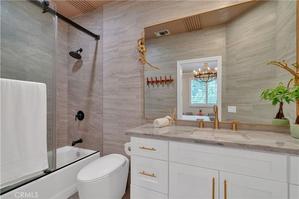 Bathroom, Chandelier, Interior