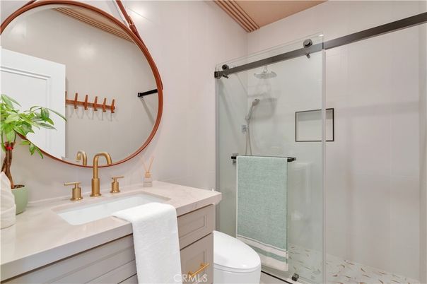 Bathroom, Glass Shower, Interior