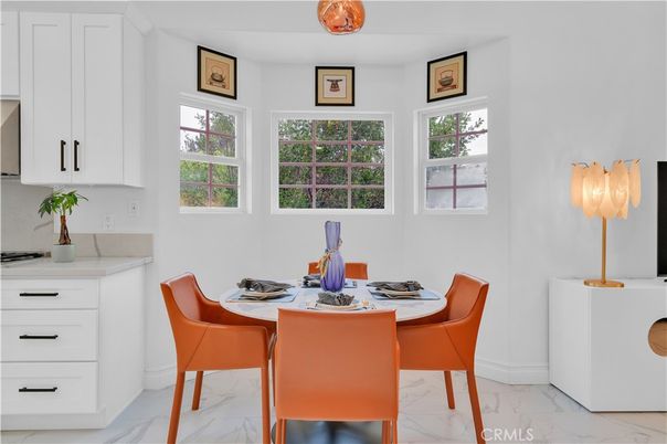 Dining room, Interior, Marble