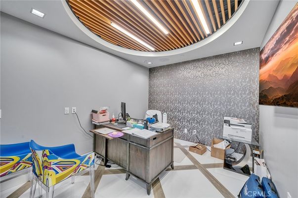 Home Office, Interior, Recessed Lighting