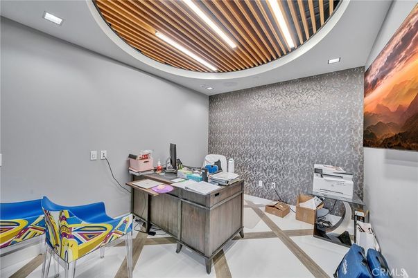 Home Office, Interior, Recessed Lighting