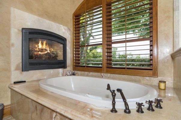 Bathroom, Fireplace, Interior
