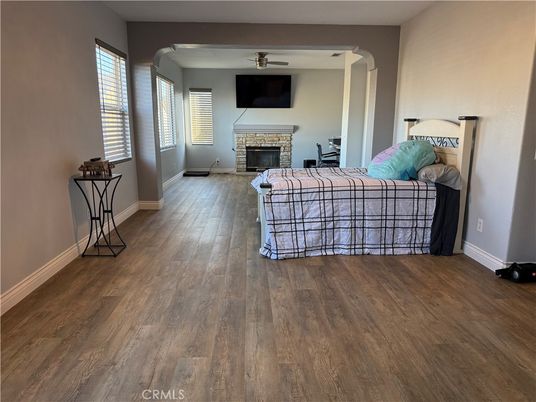 Fireplace, Interior, Wood Texture Flooring