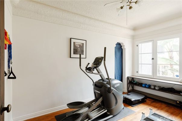 Fitness Equipment, Interior, Wood Texture Flooring
