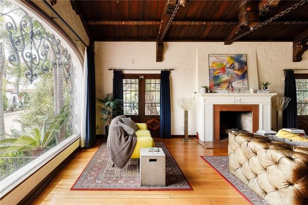 Fireplace, Interior, Living room, Wooden Beams, Wooden Ceilings, Wood Texture Flooring