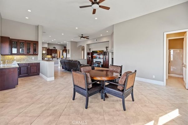 Dining room, Interior, Kitchen, Recessed Lighting