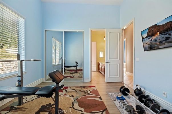 Fitness Equipment, Interior, Wood Texture Flooring