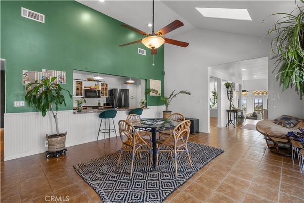 Dining room, Interior, Recessed Lighting