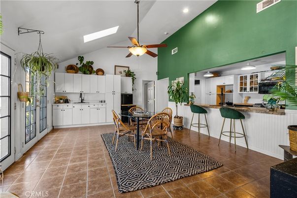 Dining room, Interior, Kitchen, Recessed Lighting