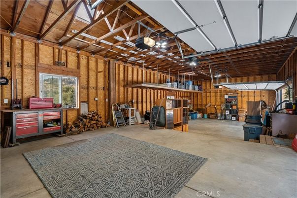 Garage, Interior, Wooden Beams, Wooden Ceilings, Wooden Walls
