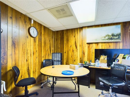 Home Office, Interior, Wooden Walls