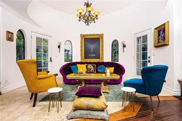 Chandelier, Interior, Living room, Wood Texture Flooring
