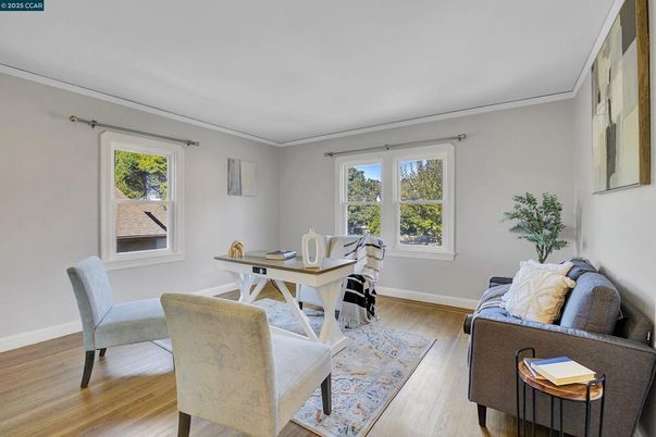 Home Office, Interior, Wood Texture Flooring