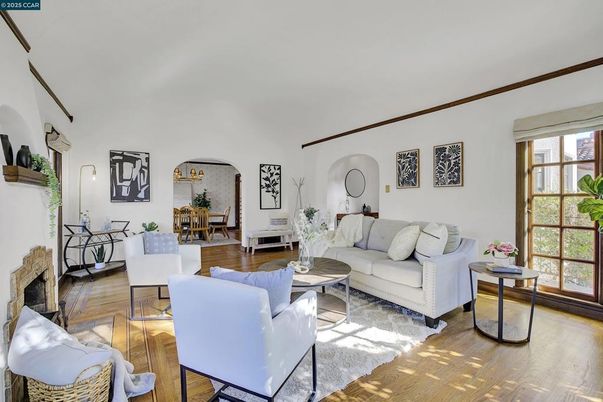 Dining room, Fireplace, Interior, Living room, Wood Texture Flooring