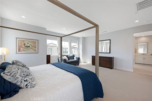 Bedroom, Interior, Recessed Lighting