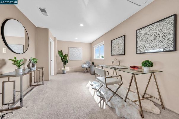 Home Office, Interior, Recessed Lighting