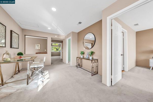 Home Office, Interior, Recessed Lighting
