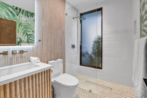 Bathroom, Glass Shower, Interior