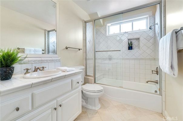Bathroom, Glass Shower, Interior, Tile Countertops
