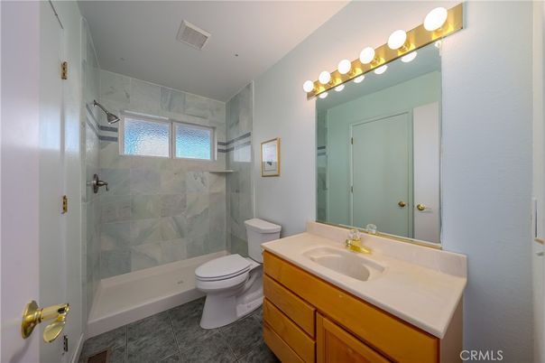 Bathroom, Glass Shower, Interior, Marble Walls