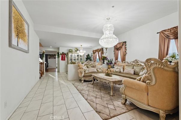 Chandelier, Interior, Living room, Marble, Recessed Lighting