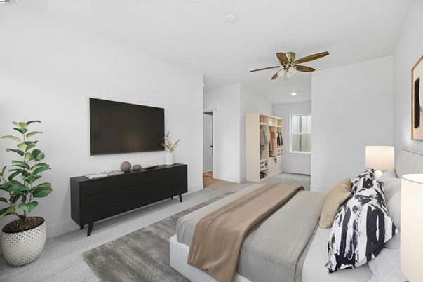 Bedroom, Interior, Recessed Lighting