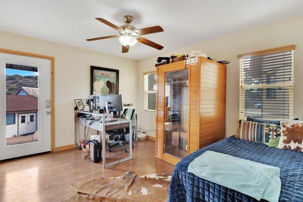 Bedroom, Home Office, Interior, Wood Texture Flooring