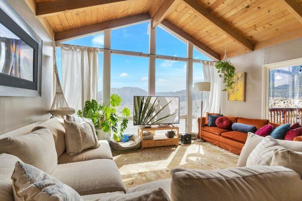 Interior, Living room, Wooden Beams, Wooden Ceilings