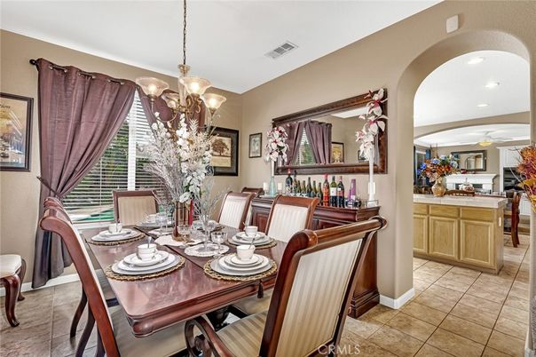 Chandelier, Dining room, Interior, Recessed Lighting