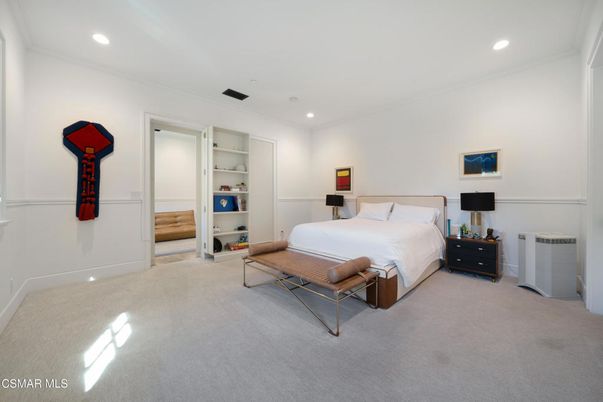 Bedroom, Interior, Recessed Lighting