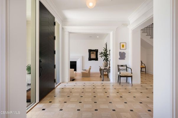 Fireplace, Interior, Recessed Lighting, Wood Texture Flooring