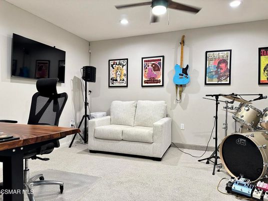 Fitness Equipment, Home Office, Interior, Recessed Lighting