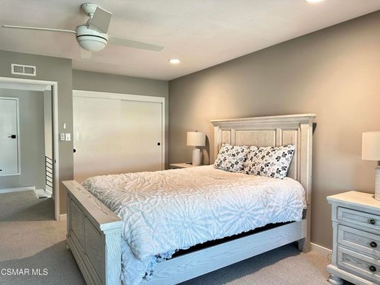 Bedroom, Interior, Recessed Lighting