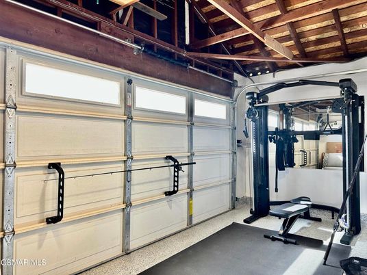 Fitness Equipment, Interior, Wooden Beams, Wooden Ceilings
