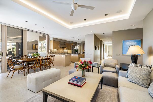 Dining room, Interior, Kitchen, Living room, Pendant Lights, Recessed Lighting, Stainless Steel Appliances