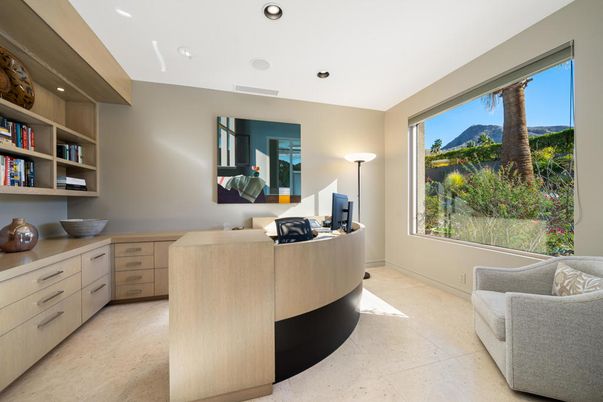 Home Office, Interior, Recessed Lighting