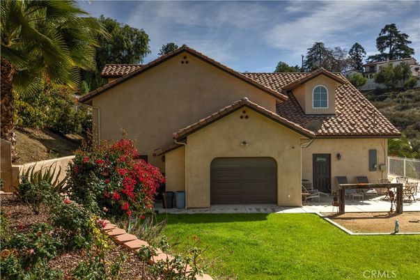 Attached, Backyard, Exterior, Facade, Mediterranean