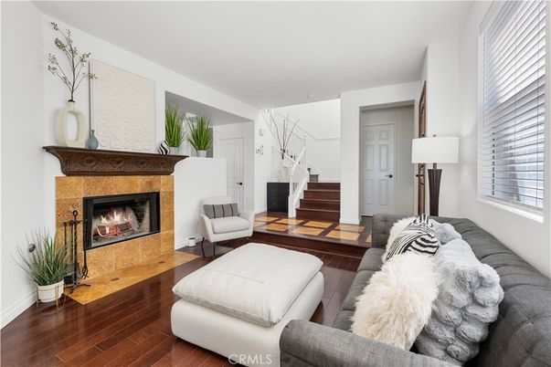 Fireplace, Interior, Living room, Wood Texture Flooring