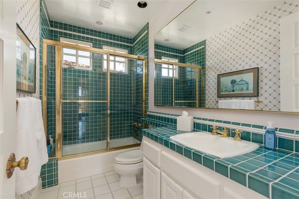 Bathroom, Glass Shower, Interior, Recessed Lighting, Tile Countertops