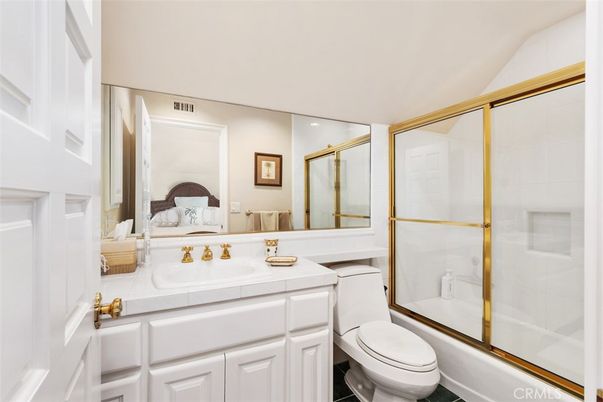 Bathroom, Bedroom, Glass Shower, Interior, Tile Countertops